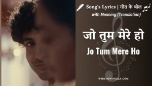 anuv-jain-jo-tum-mere-ho-lyrics