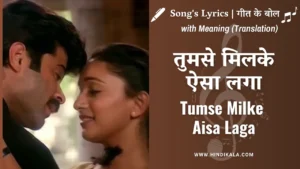 parinda-1989-tumse-milke-aisa-laga-lyrics-with-english-translation