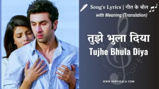 Anjaana Anjaani (2010) – Tujhe Bhula Diya Lyrics in Hindi and English with Meaning (Translation) | तुझे भुला दिया | Mohit Chauhan