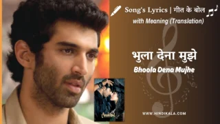 Aashiqui 2 (2013) – Bhula Dena Mujhe Lyrics Meaning (English Translation) | Mustafa Zahid | भुला देना मुझे