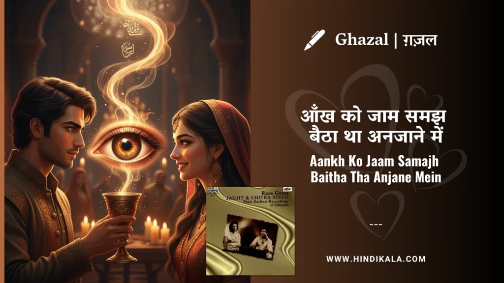 jagjit-singh-ghazal-Aankh-Ko-Jaam-Samajh-Baitha-Tha-Lyrics