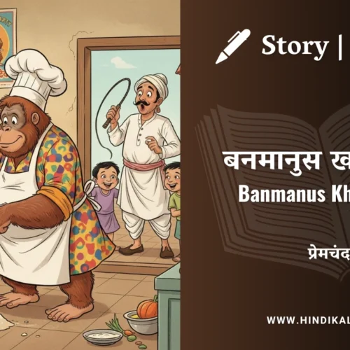 Premchand – Banmanus Khansama | मुंशी प्रेमचंद – बनमानुस खानसामा | Story | Hindi Kahani