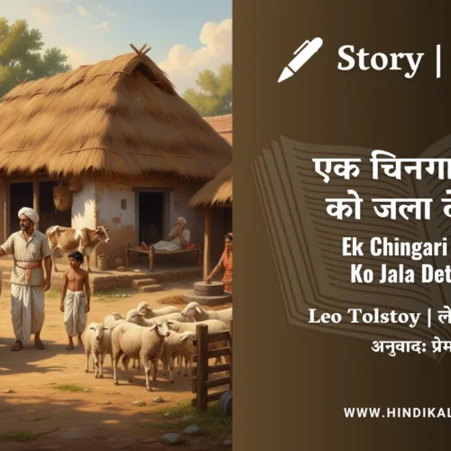 Leo Tolstoy – Ek Chingari Ghar Ko Jala Deti Hai | लेव तोल्सतोय – एक चिनगारी घर को जला देती है | Story | Hindi Kahani | Translated by Munshi Premchand