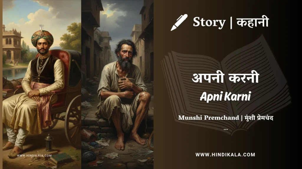 munshi-premchand-story-Apni-Karni
