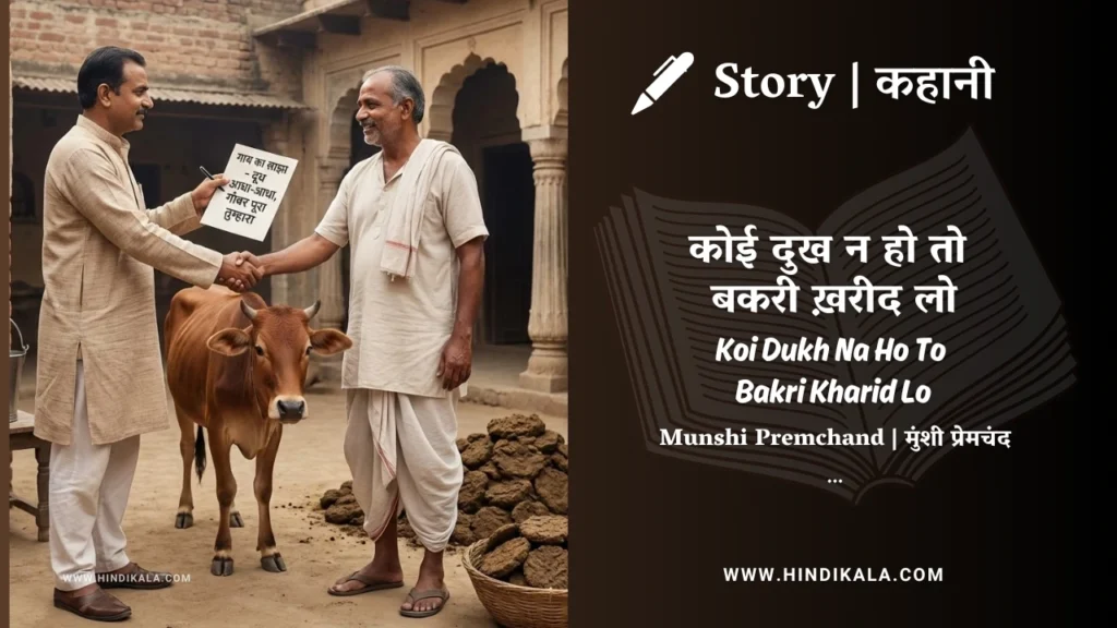 munshi-premchand-story-koi-dukh-na-ho-to-bakri-kharid-lo