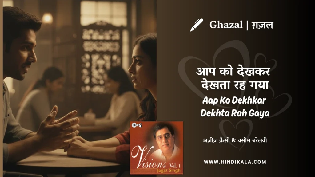 jagjit-singh-ghazal-Aapko-Dekhkar-Dekhta-Rah-Gaya-Lyrics
