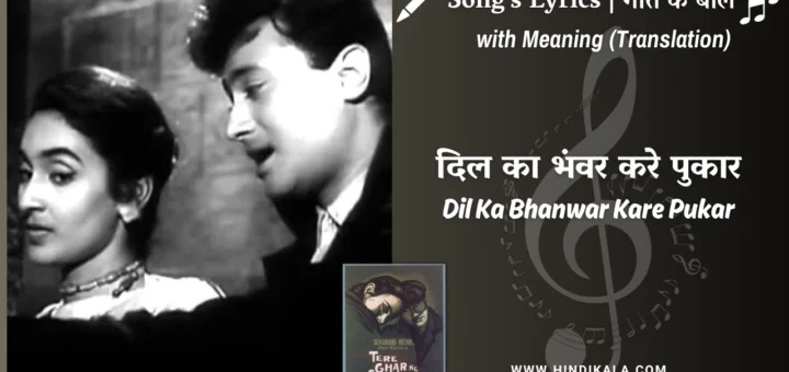 tere-ghar-ke-samne-1963-dil-ka-bhanwar-kare-pukar-lyrics