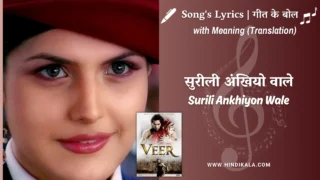 Veer (2010) – Surili Ankhiyon Wale Lyrics Meaning (English Translation) | Rahat Fateh Ali Khan | सुरीली अंखियो वाले