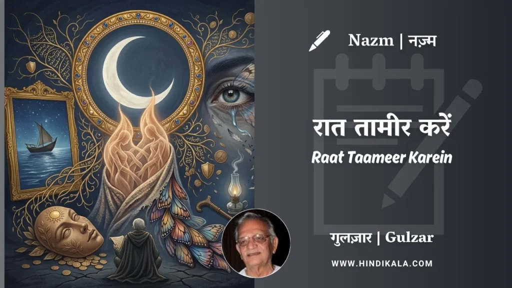 gulzar-poem-nazm-Raat-Taameer-Karein