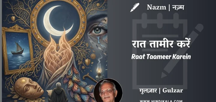 gulzar-poem-nazm-Raat-Taameer-Karein