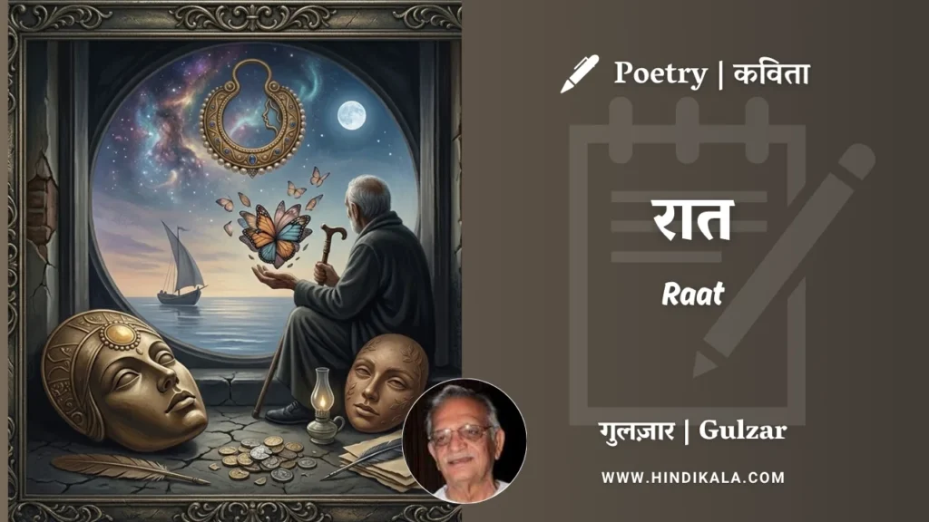 gulzar-poem-Raat-in-hindi-english-with-meaning