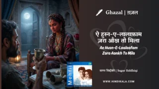 Jagjit Singh Ghazal Ae Husn-E-Laalaafam Zara Aankh To Mila Lyrics Meaning (English Translation) | Saghar Siddiqui | ऐ हुस्न-ए-लालाफ़ाम ज़रा आँख तो मिला