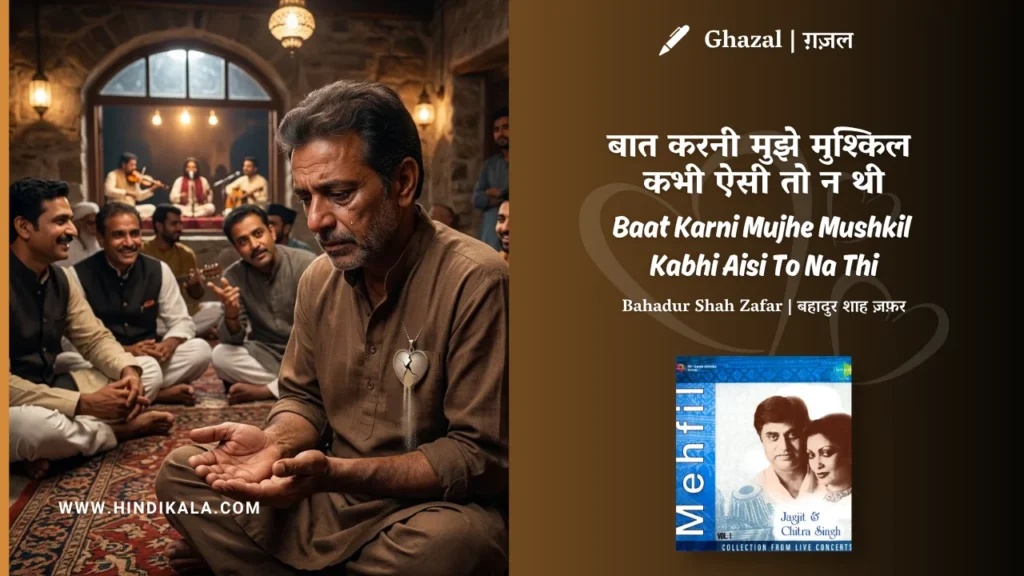 jagjit-singh-baat-karni-mujhe-mushkil-kabhi-aisi-to-na-thi-ghazal-lyrics